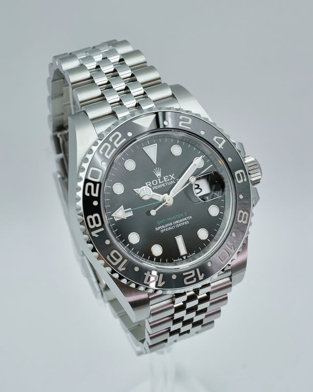 Rolex 126710GRNR GMT Master II on Jubilee