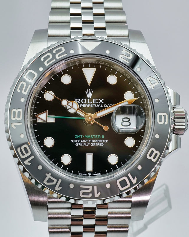 Rolex 126710GRNR GMT Master II on Jubilee