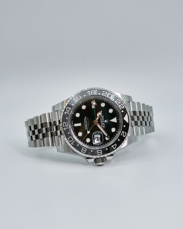 Rolex 126710GRNR GMT Master II on Jubilee