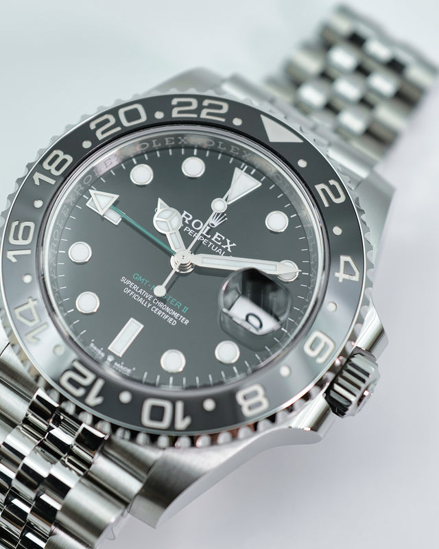 Rolex 126710GRNR GMT Master II on Jubilee