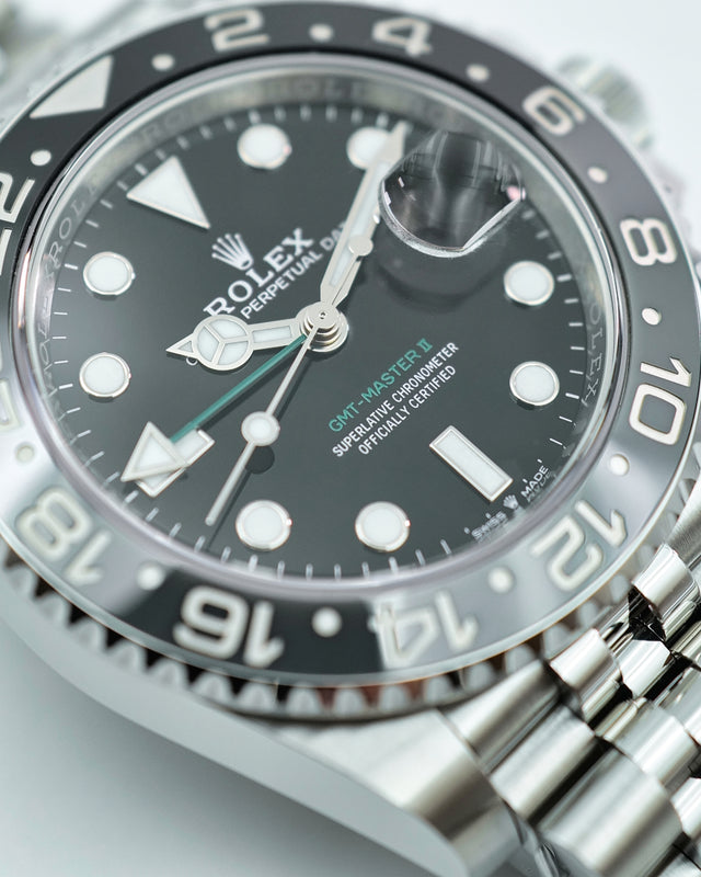 Rolex 126710GRNR GMT Master II on Jubilee