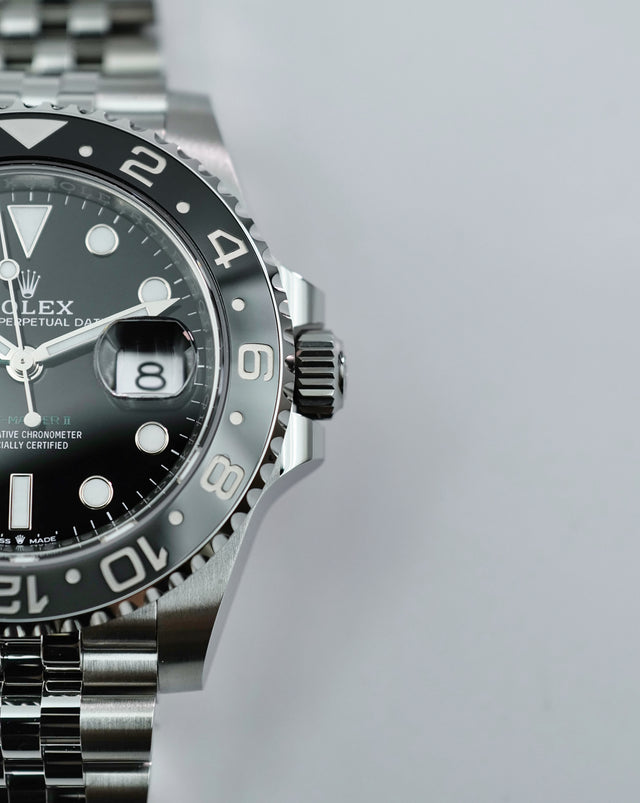 Rolex 126710GRNR GMT Master II on Jubilee