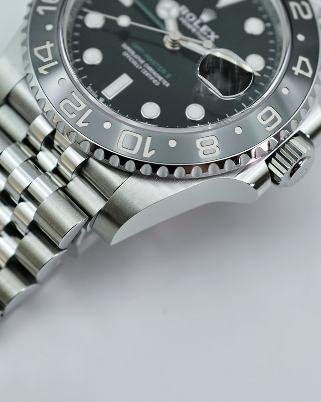 Rolex 126710GRNR GMT Master II on Jubilee