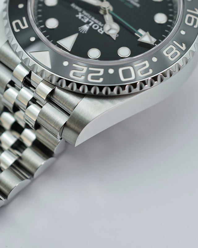 Rolex 126710GRNR GMT Master II on Jubilee