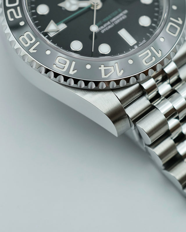Rolex 126710GRNR GMT Master II on Jubilee
