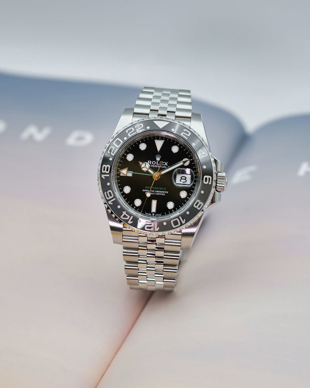 Rolex 126710GRNR GMT Master II on Jubilee