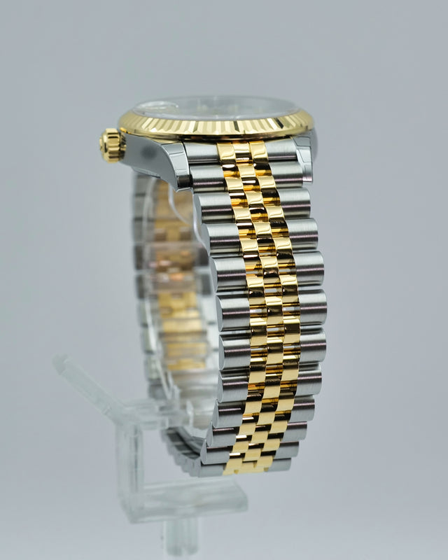 Rolex 278273 Datejust 18K/SS with Silver Diamond Dial on Jubilee