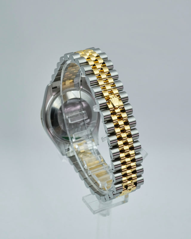 Rolex 278273 Datejust 18K/SS with Silver Diamond Dial on Jubilee