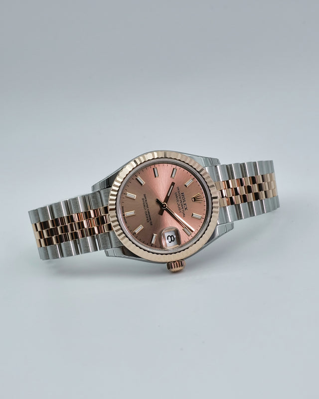Rolex 278271 Datejust 18K/SS with Pink Rose Dial on Jubilee