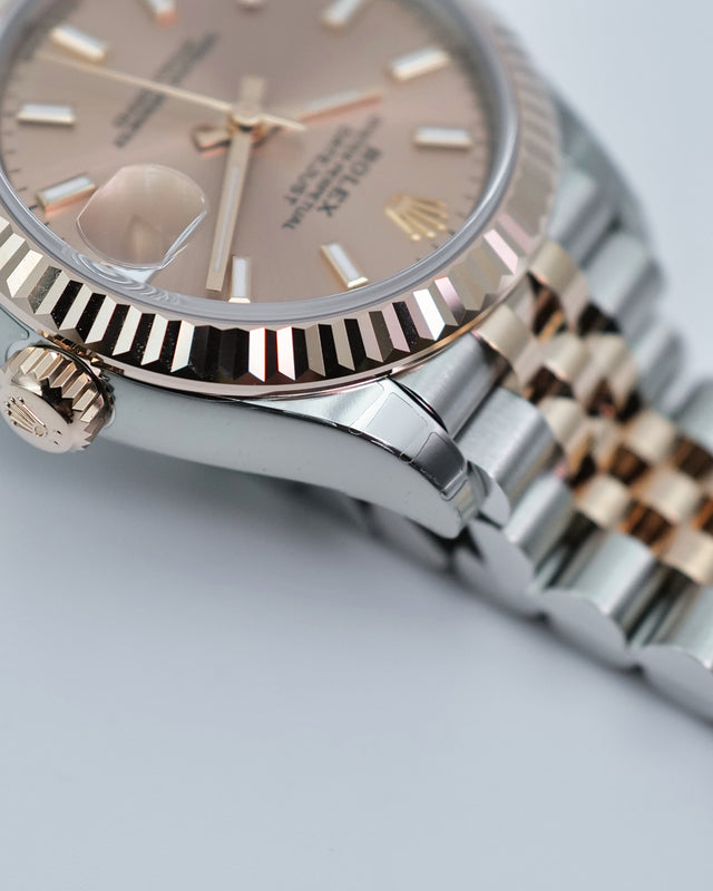 Rolex 278271 Datejust 18K/SS with Pink Rose Dial on Jubilee
