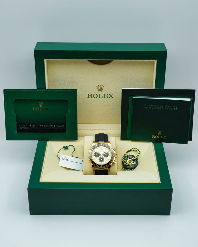 Rolex 126518LN Cosmograph Daytona 18K Yellow Gold with Golden and Bright Black Dial