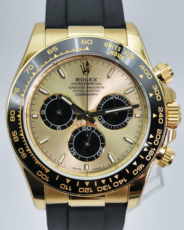 Rolex 126518LN Cosmograph Daytona 18K Yellow Gold with Golden and Bright Black Dial