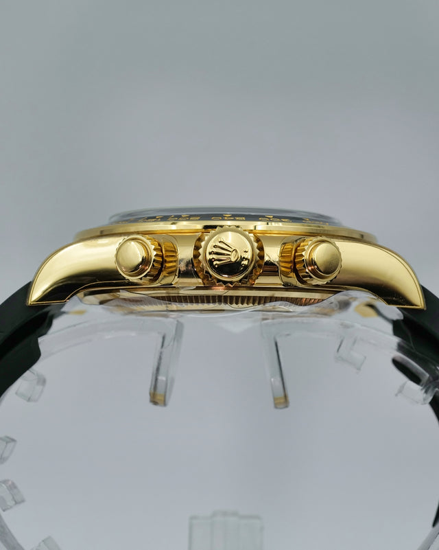 Rolex 126518LN Cosmograph Daytona 18K Yellow Gold with Golden and Bright Black Dial
