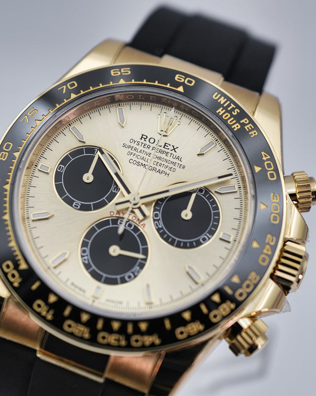 Rolex 126518LN Cosmograph Daytona 18K Yellow Gold with Golden and Bright Black Dial