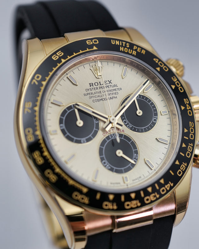 Rolex 126518LN Cosmograph Daytona 18K Yellow Gold with Golden and Bright Black Dial