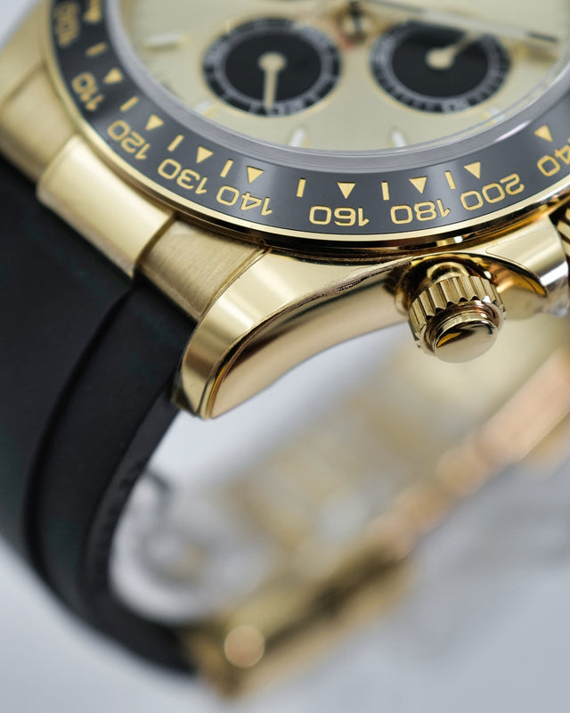 Rolex 126518LN Cosmograph Daytona 18K Yellow Gold with Golden and Bright Black Dial