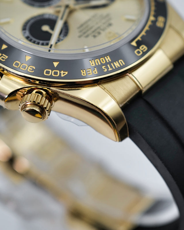 Rolex 126518LN Cosmograph Daytona 18K Yellow Gold with Golden and Bright Black Dial