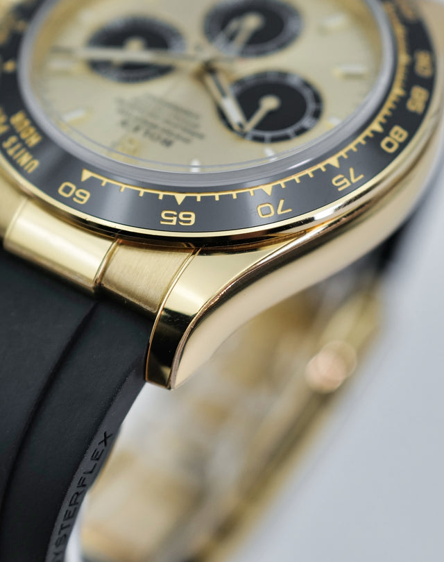 Rolex 126518LN Cosmograph Daytona 18K Yellow Gold with Golden and Bright Black Dial