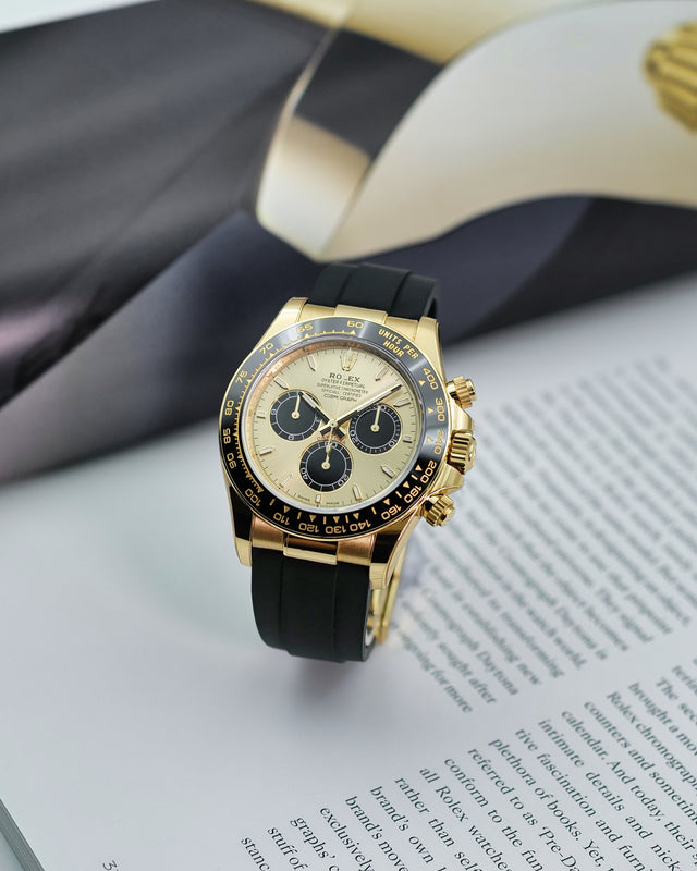 Rolex 126518LN Cosmograph Daytona 18K Yellow Gold with Golden and Bright Black Dial