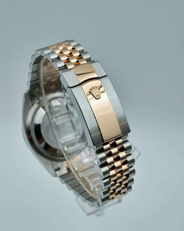 Rolex 126231 Datejust 18K/SS with Mother of Pearl Diamond Dial on Jubilee