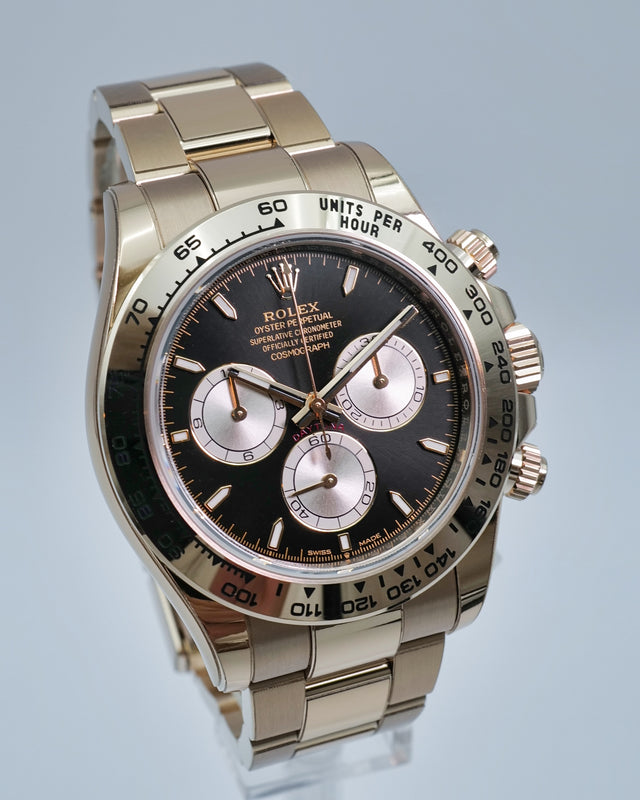 Rolex 126505 Cosmograph Daytona 18K Rose Gold with Black Dial