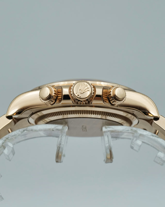 Rolex 126505 Cosmograph Daytona 18K Rose Gold with Black Dial