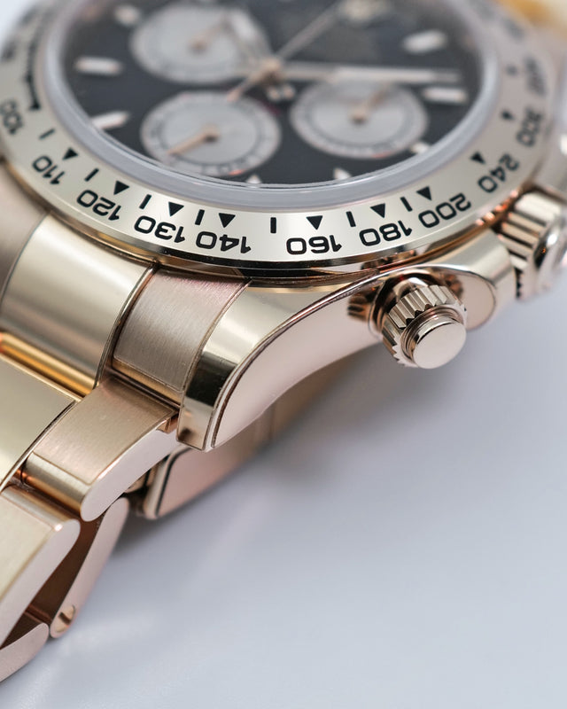 Rolex 126505 Cosmograph Daytona 18K Rose Gold with Black Dial