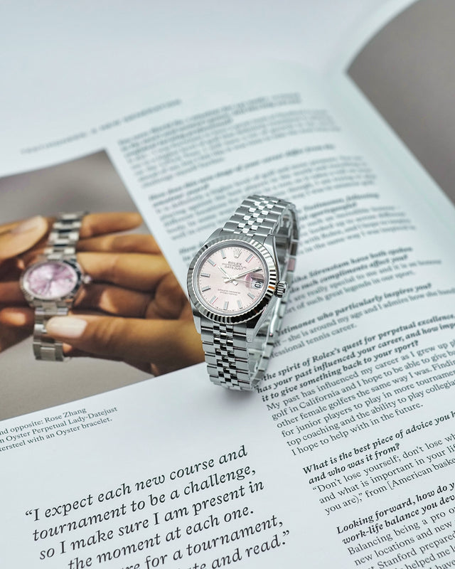 Rolex 279174 Datejust 28 with Pink Dial on Jubilee