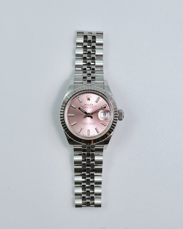 Rolex 279174 Datejust 28 with Pink Dial on Jubilee