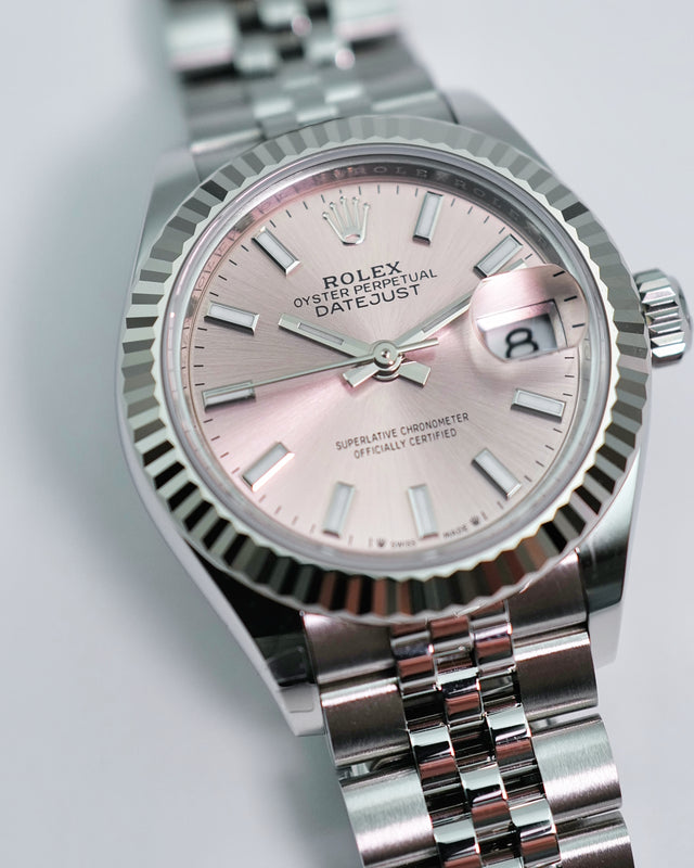 Rolex 279174 Datejust 28 with Pink Dial on Jubilee