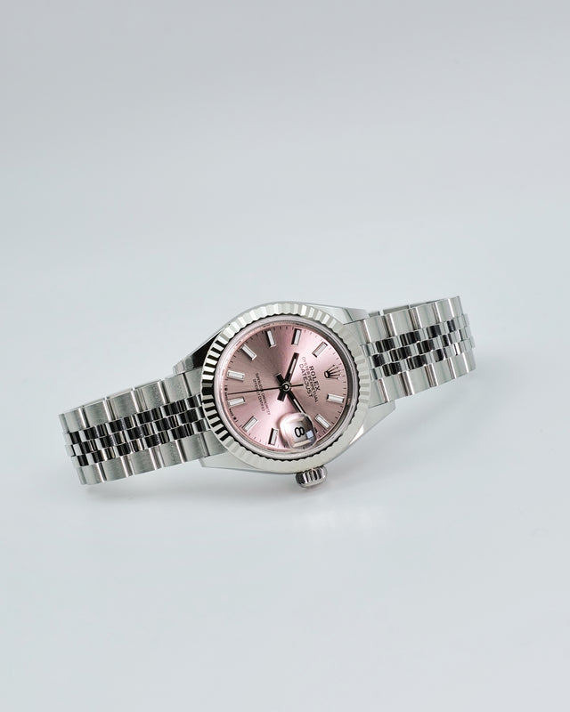 Rolex 279174 Datejust 28 with Pink Dial on Jubilee