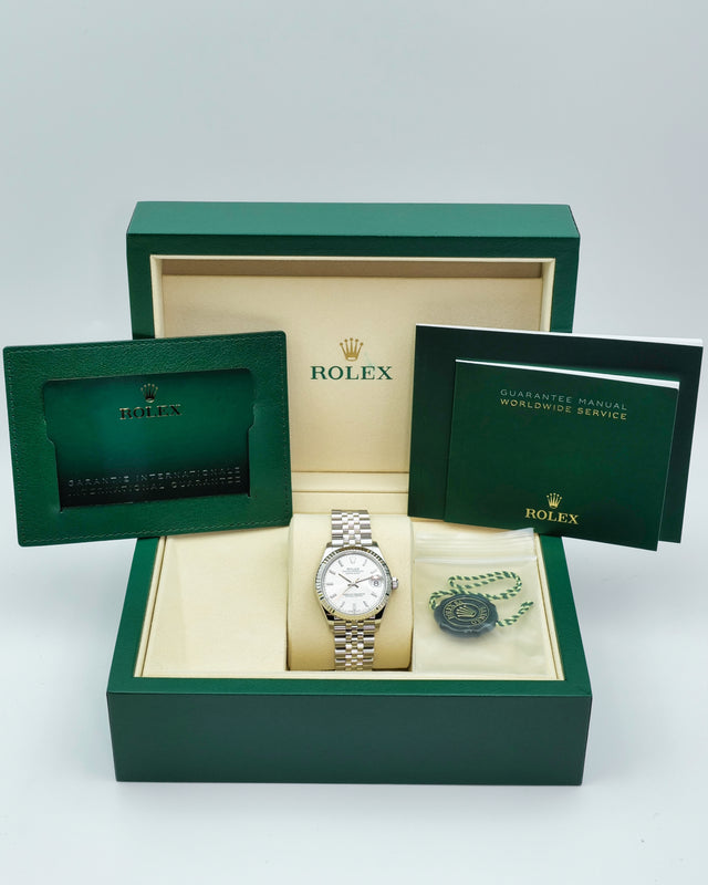 Rolex 278274 Datejust 31 with Silver Dial on Jubilee