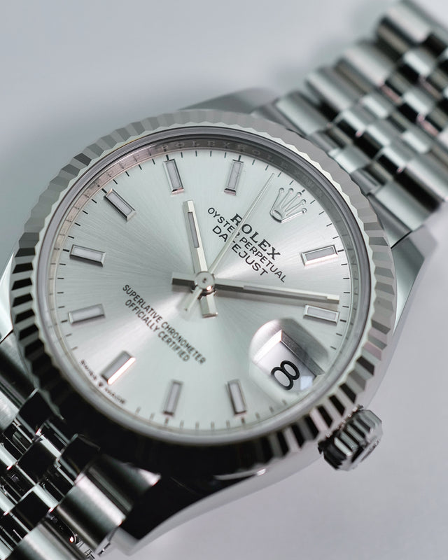 Rolex 278274 Datejust 31 with Silver Dial on Jubilee