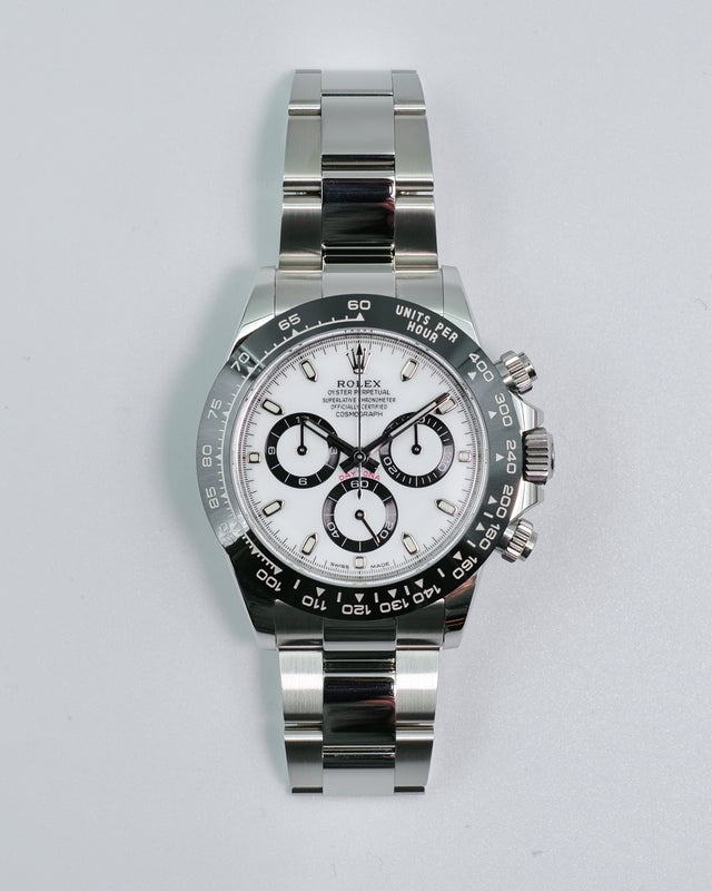 Rolex 116500LN Cosmograph Daytona with White Dial