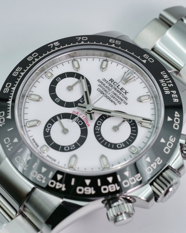 Rolex 116500LN Cosmograph Daytona with White Dial