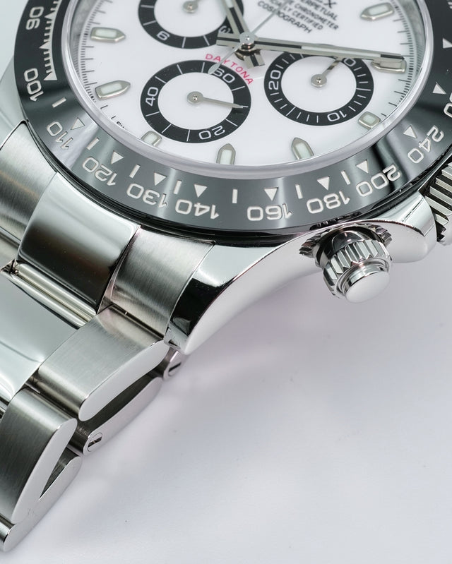 Rolex 116500LN Cosmograph Daytona with White Dial