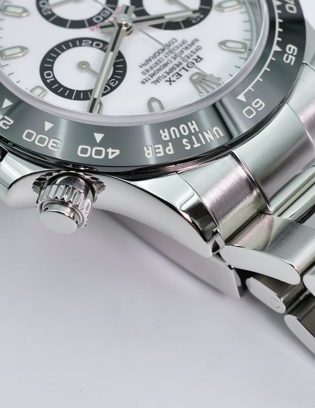 Rolex 116500LN Cosmograph Daytona with White Dial