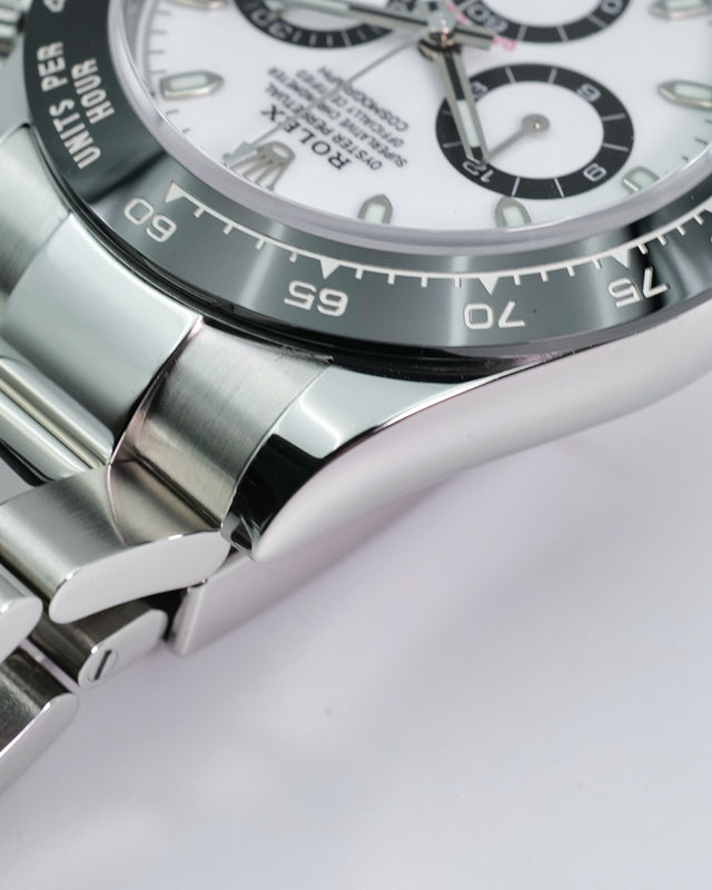 Rolex 116500LN Cosmograph Daytona with White Dial