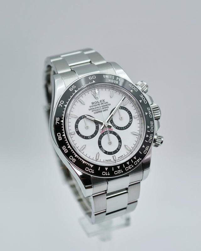 Rolex 126500LN "Panda" Cosmograph Daytona with White Dial