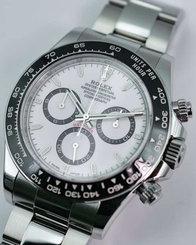 Rolex 126500LN Cosmograph Daytona with White Dial (New Model)