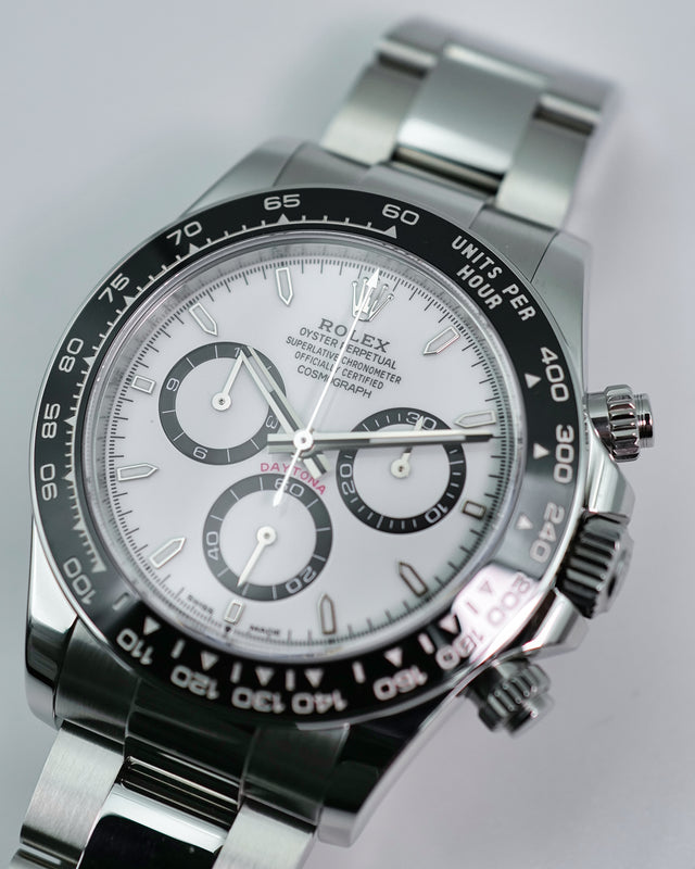 Rolex 126500LN Cosmograph Daytona with White Dial (New Model)