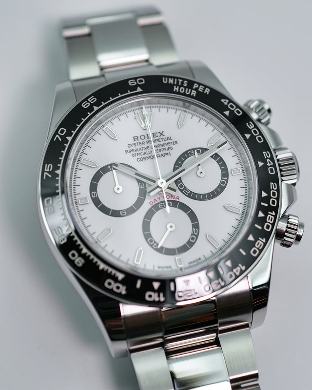 Rolex 126500LN Cosmograph Daytona with White Dial (New Model)