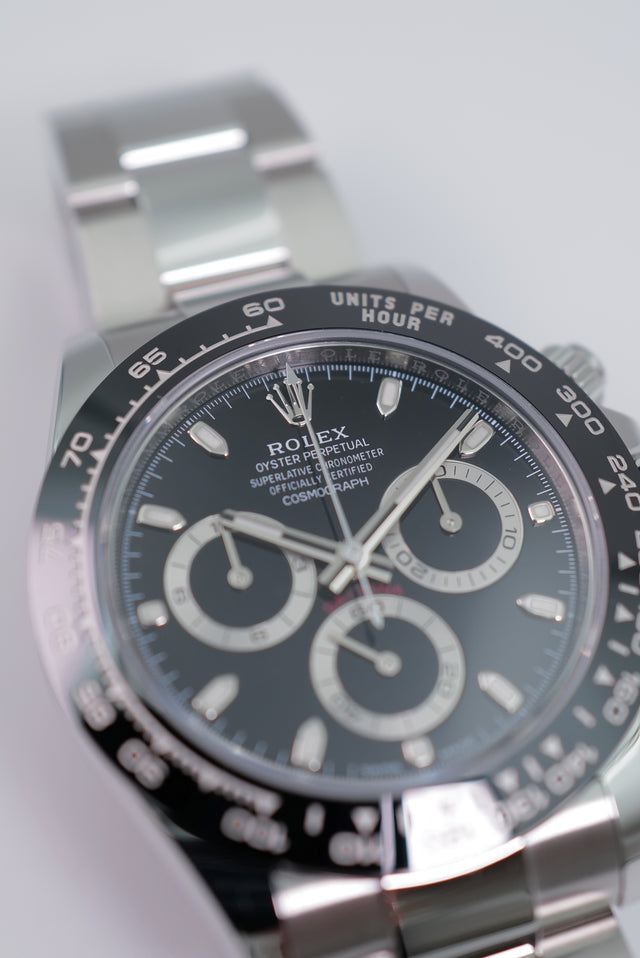 Rolex 116500LN Cosmograph Daytona with Black Dial