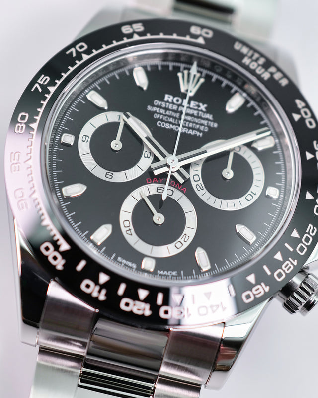 Rolex 116500LN Cosmograph Daytona with Black Dial