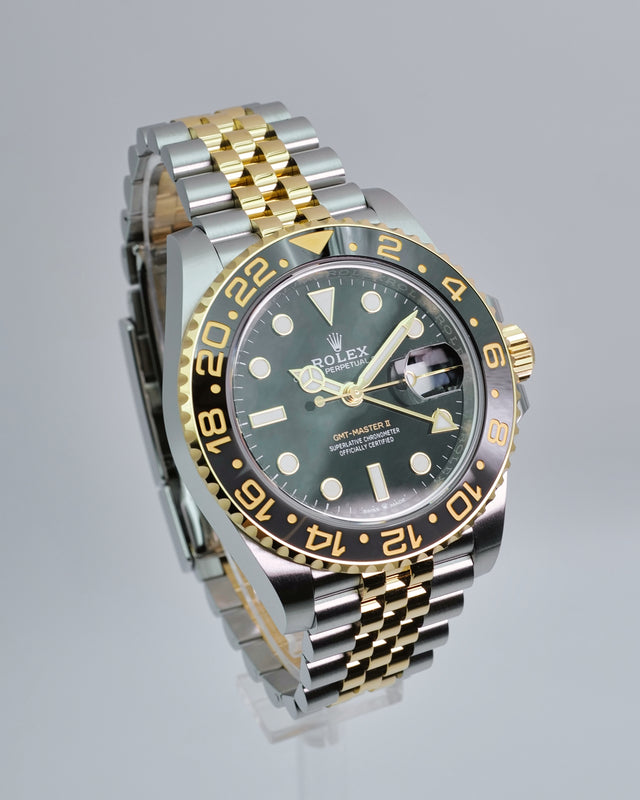 Rolex 126713GRNR GMT Master II 18K/SS on Jubilee