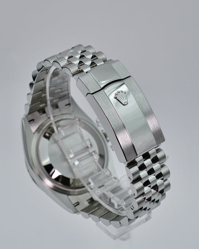 Rolex 126234 Datejust with White Mother-of-pearl Diamond Dial on Jubilee