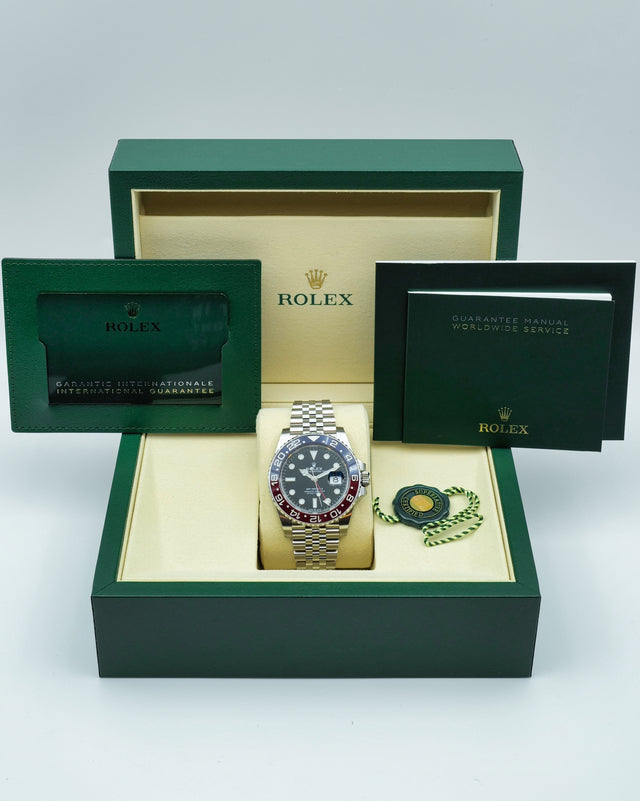 Rolex 126710BLRO GMT Master II on Jubilee