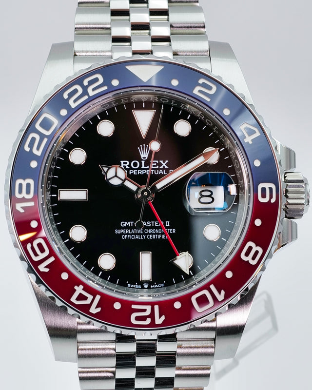 Rolex 126710BLRO GMT Master II on Jubilee