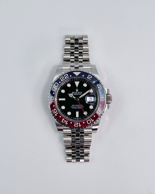 Rolex 126710BLRO GMT Master II on Jubilee
