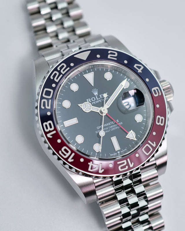 Rolex 126710BLRO GMT Master II on Jubilee